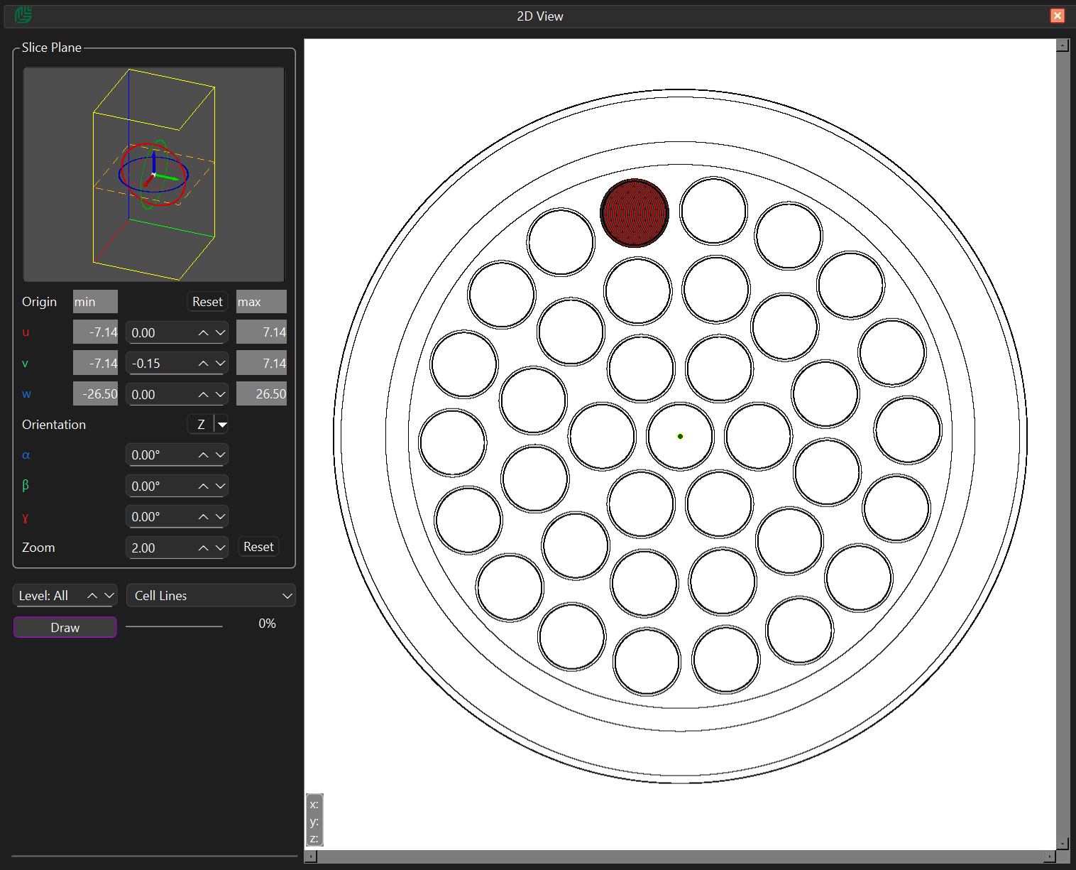 2-D interference detection